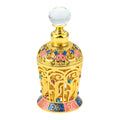 12ml Empty Perfume Bottle Golden Hollow Enamel Flower Glass & Metal & Crystal Decor SPA Refilling Lotion Essential Oil 93mm/3.7" Oasis Select Default Title