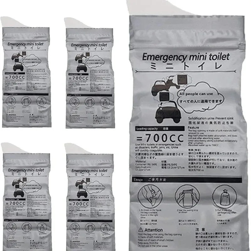 2/8/12pcs Universal Disposable Car Urine Bag Outdoor Vomit Bags Pregnant Women Mobile Toilet Stylings Product Auto Accessories Oasis Select