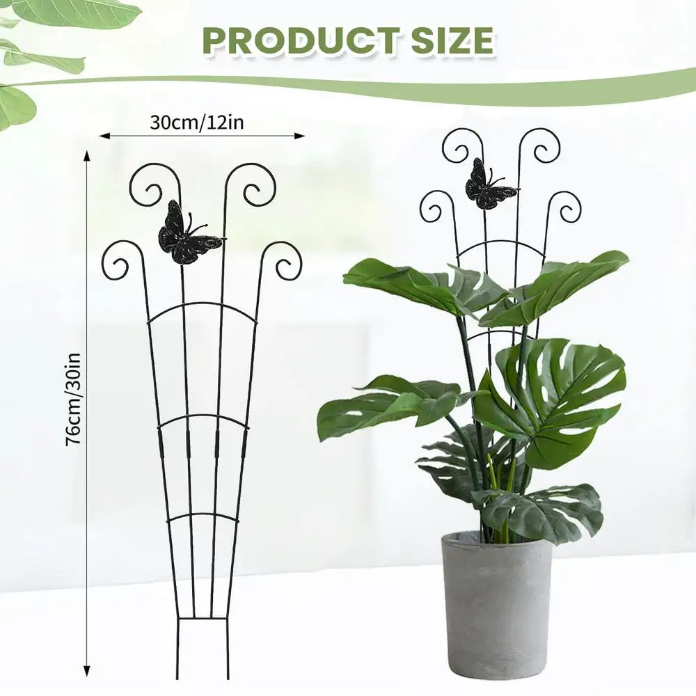 Climbing Plant Trellis Garden Support Cages For Flowers Plants Support Frame Trellis Climbing DIY Flower Vines Pot Stand Oasis Select A