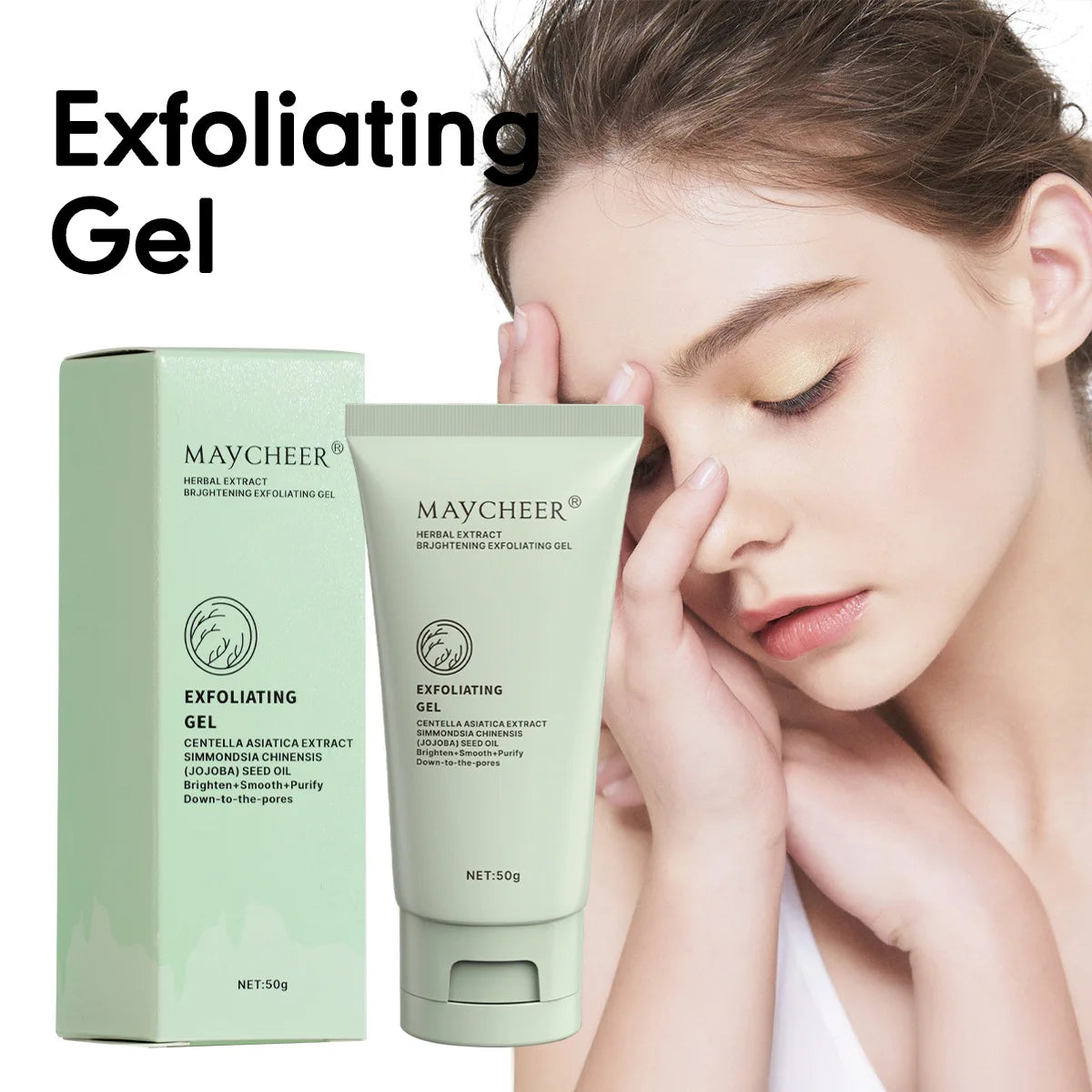 Herbaceous Exfoliating Peeling Gel Face Scrub – Moisturizing Exfoliating Peeling Gel Oasis Select
