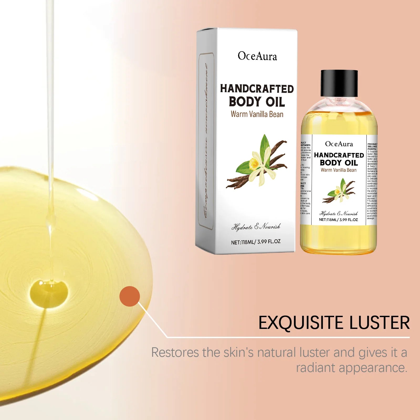 OceAura Body Juice Oil – Moisturizing & Brightening Body Oil Body Moisturizing Oil Oasis Select