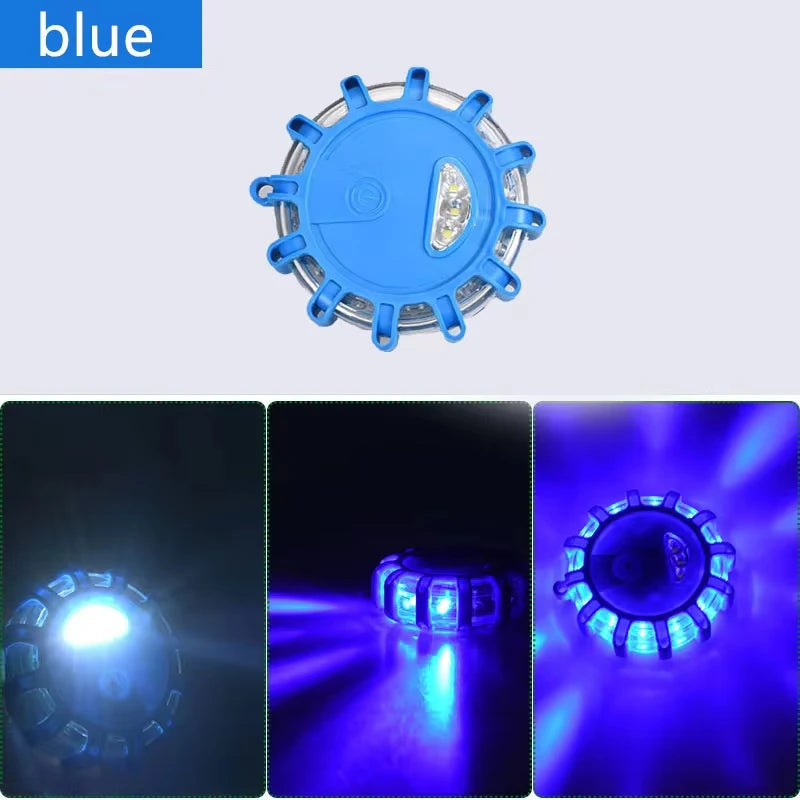 Magnetic LED Strobe Warning Light | Roadside Safety Beacon
