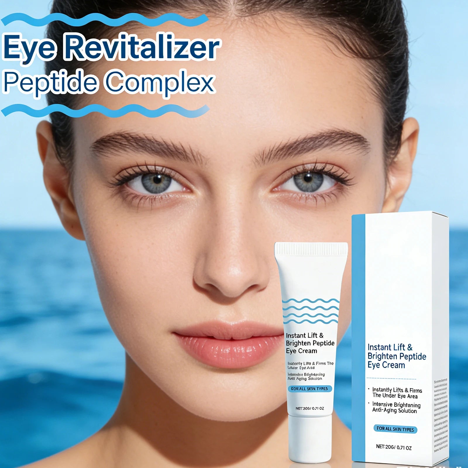 Peptide Eye Cream – Hydrating, Firming & Brightening | 20g Peptide Eye Cream Oasis Select