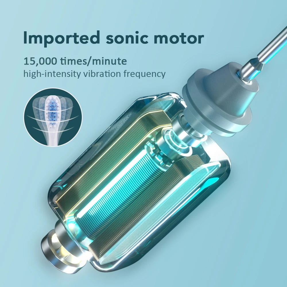 Hailicare Sonic Electric Toothbrush 6 Modes, 4 Heads, IPX67