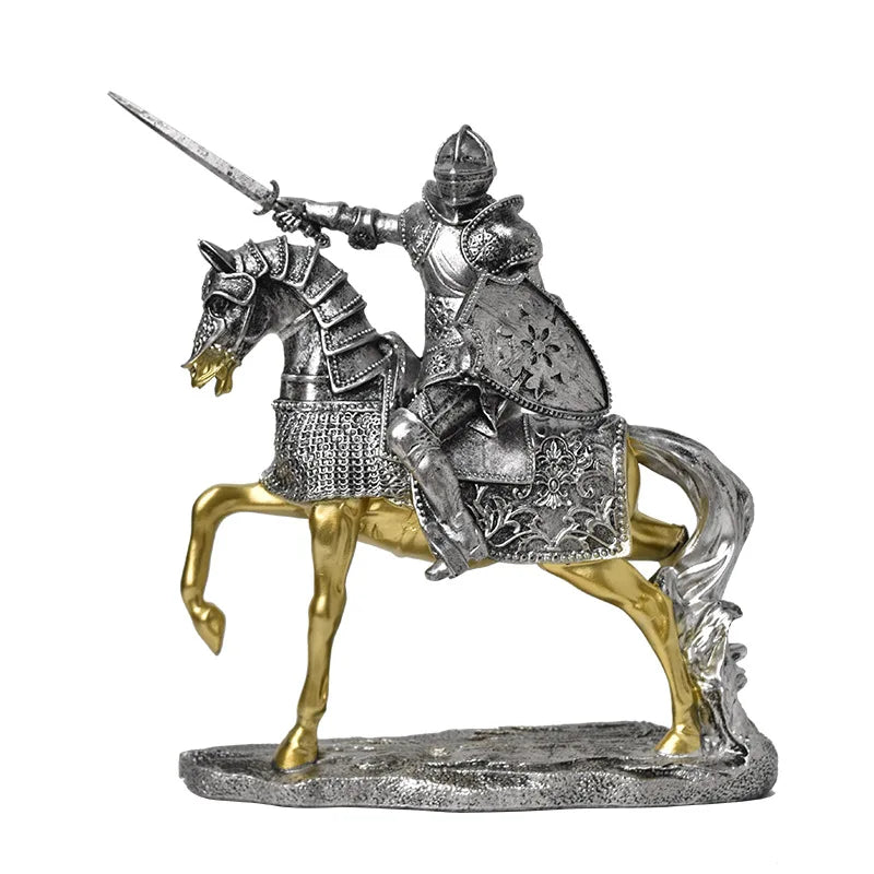 Nordic Vintage Knight Decoration Creative Living Room Office Decoration Home TV Cabinet Decoration Oasis Select