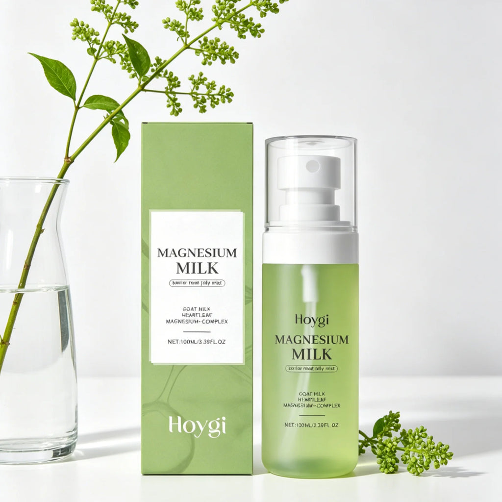 Hoygi Magnesium Milk Mist for Sensitive Skin Soothing Calming Long Lasting Moisturizing Skin Refreshing Facial Toner Spray 100ml Oasis Select