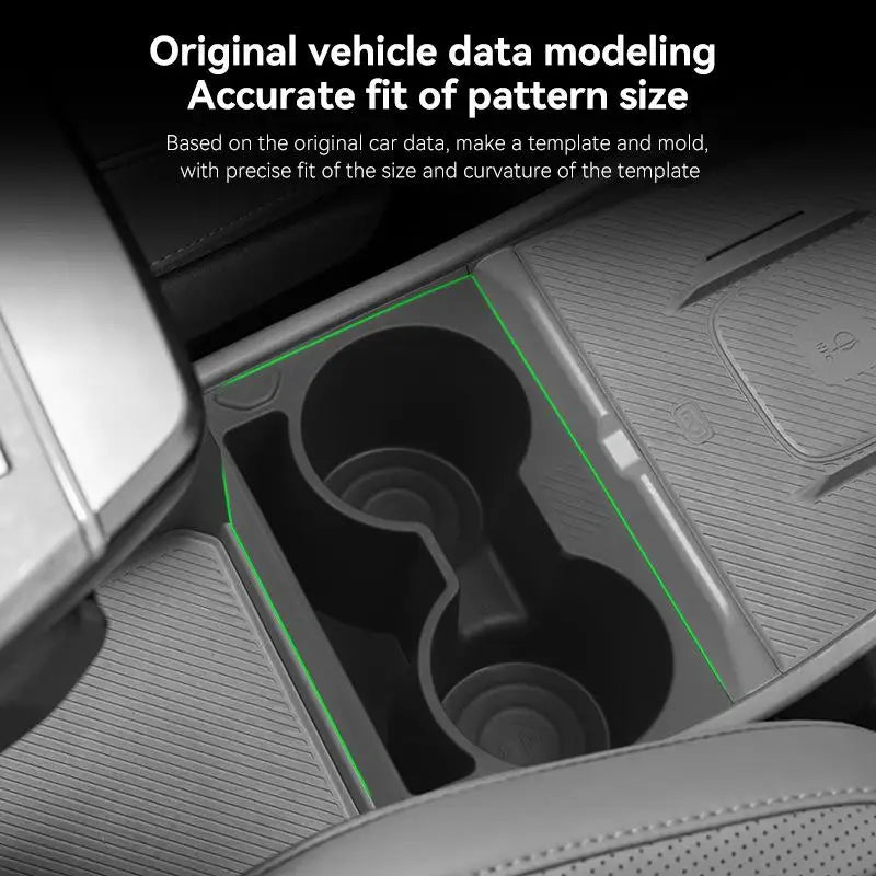 Cup Holder Insert for 2024–2025 Kia EV3 | Anti-Slip Organizer