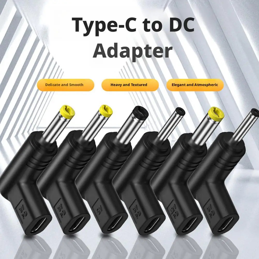 USB-C PD to DC Adapter 5V 9V 12V – 6 Sizes Router & Fan