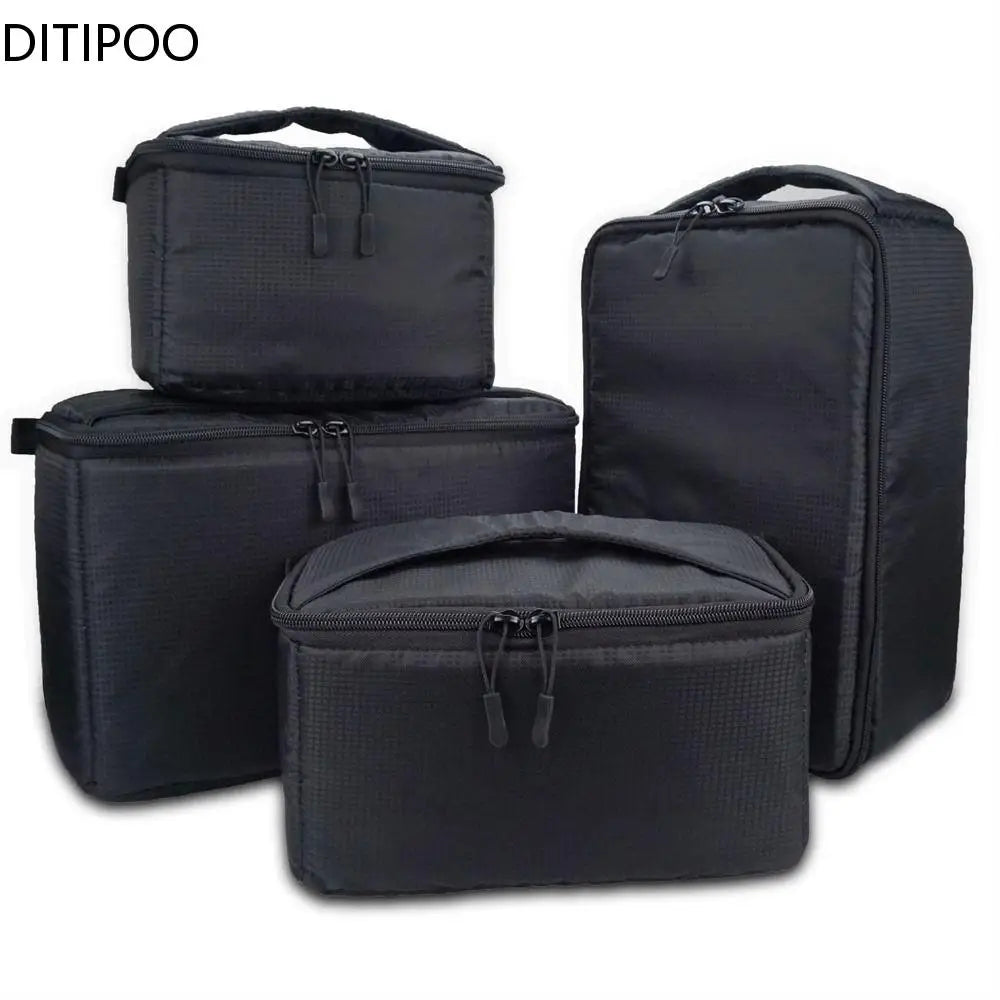 Waterproof DSLR Camera Inserts Bag Portable Inner Partition Padded Protector Bag Super Thick Drop-Proof Liner Inserts Handbag Oasis Select