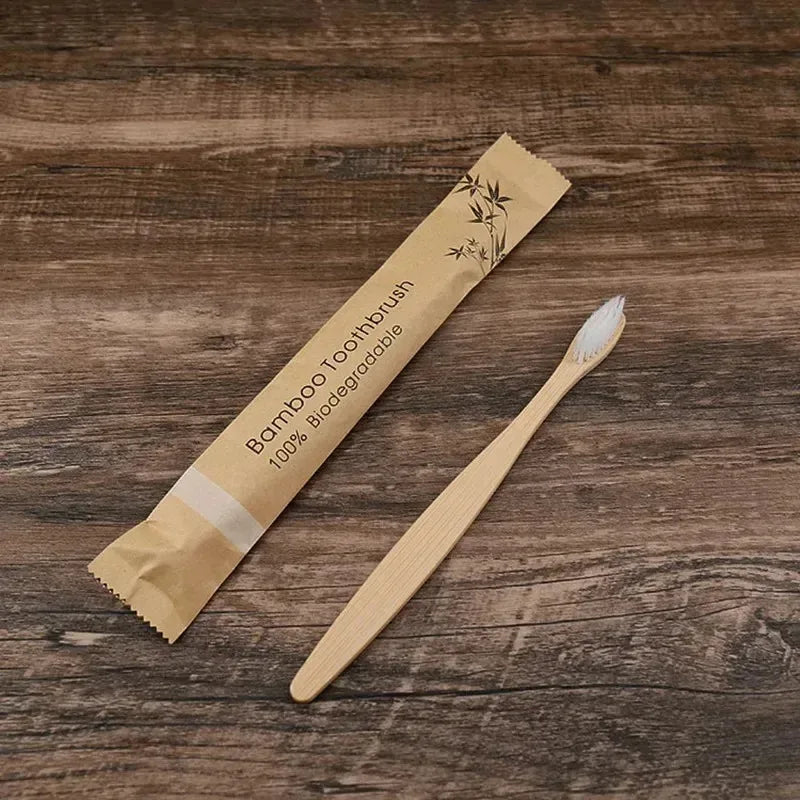 10/20pcs Soft Toothbrush Bristles Bamboo Toothbrush Eco Friendly Childrens Toothbrushes Biodegradable Oral Care Tooth Brush Oasis Select