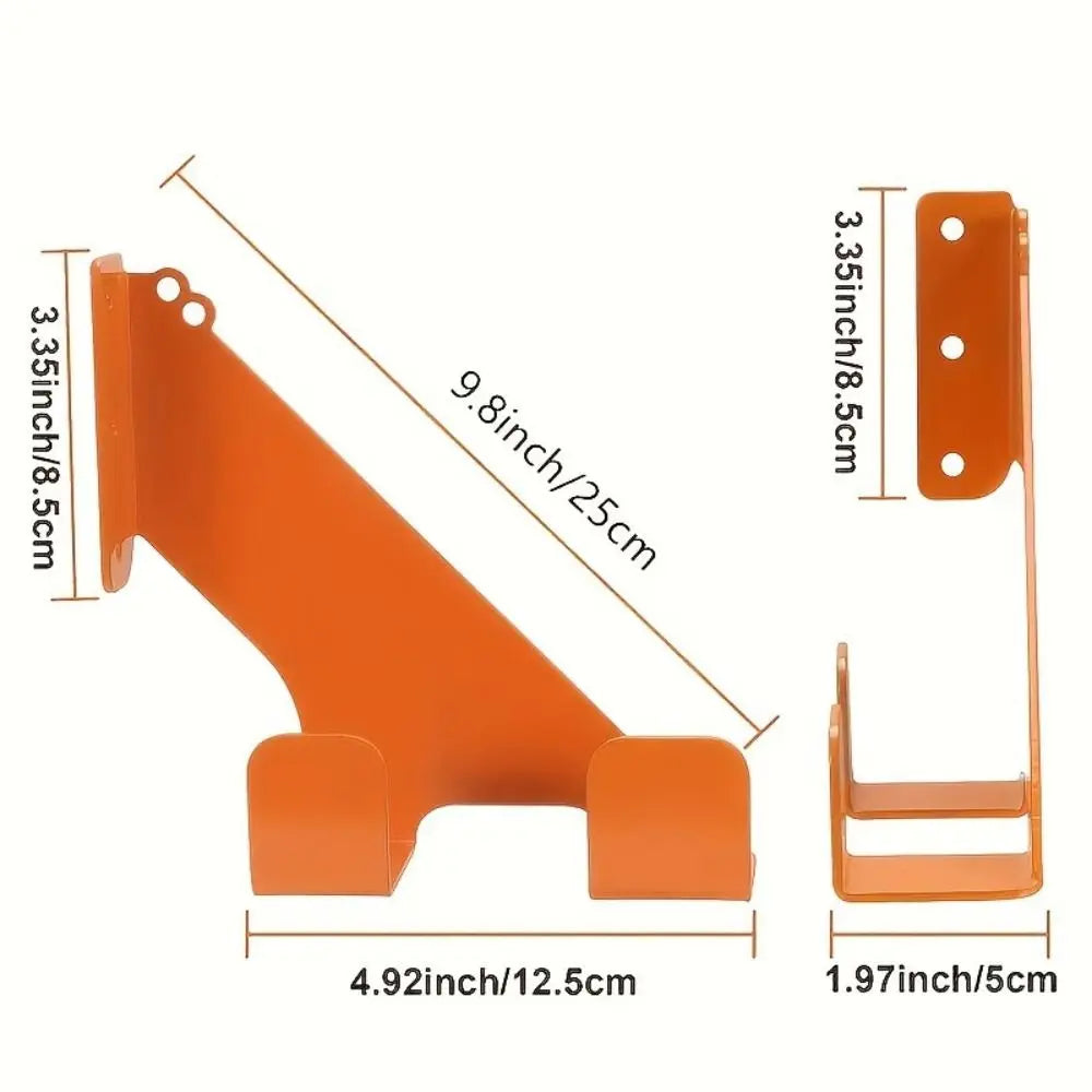 Heavy Duty Metal Chainsaw Wall Mount Hanger | Garage Storage