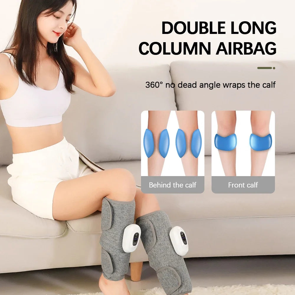 Wireless Air Compression Leg Massager – 360° Calf Massage