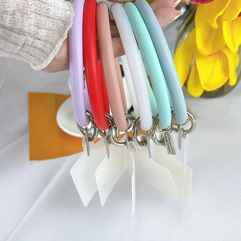 1/2pc Universal Hanging Ring fore Mobile Phone Soft Silicone Lanyard Strap Anti-Lost Bracelet for iPhone Xiaomi Samsung Keychain Oasis Select