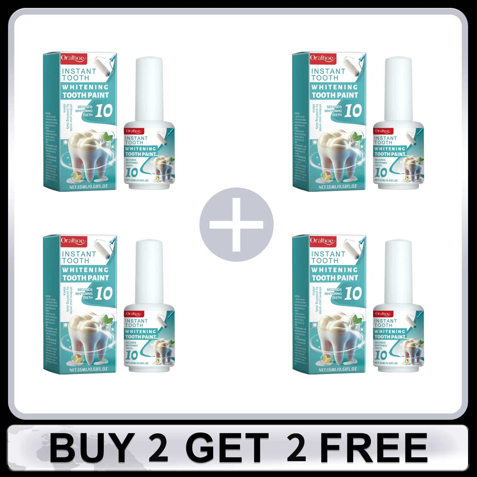 Whitening Tooth Paint Clean Teeth Reduce Pigmentation Improve Dullness Brightening Dental Remove Tooth Stains Oral Care Oasis Select Buy 2 Get 2 Free