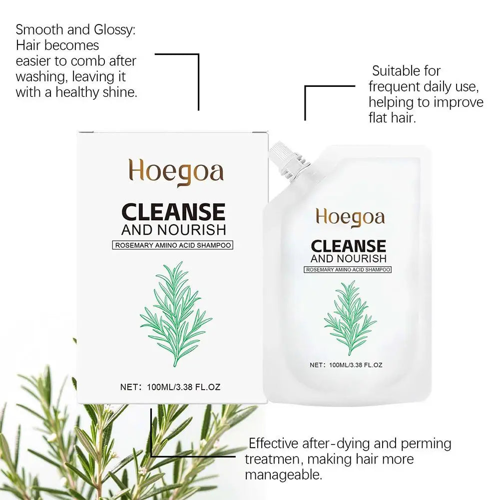Rosemary Amino Acid Shampoo for Thinning & Oily Hair | 100ml Hair Growth Shampoo Oasis Select