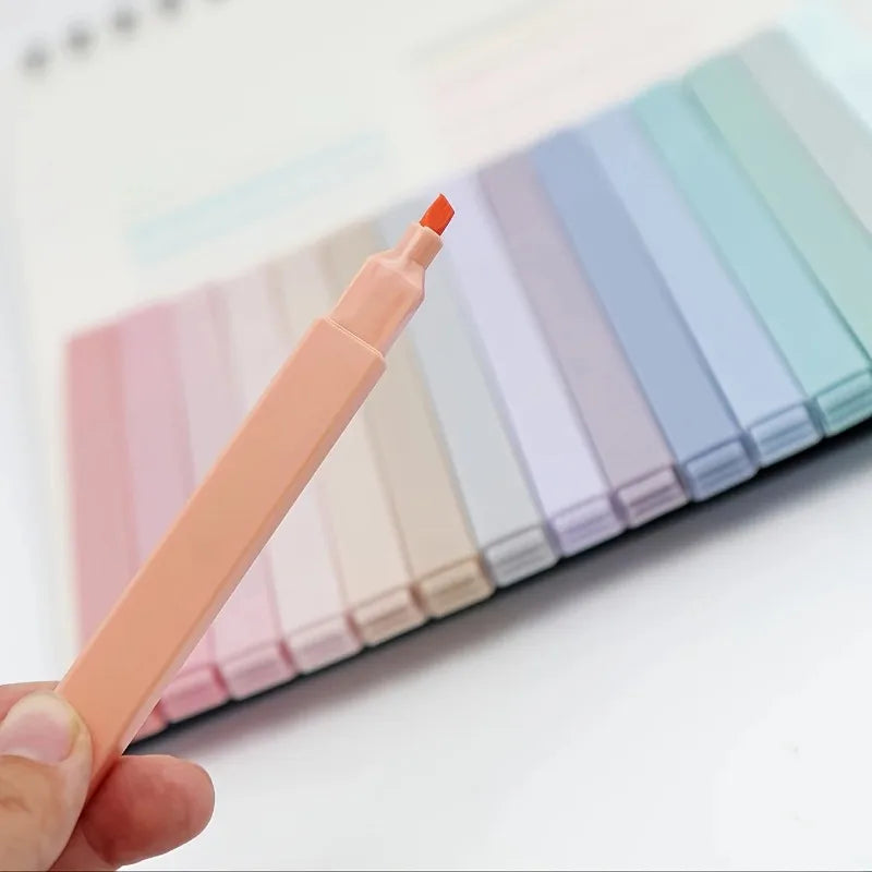 School Office Supplies for Students Artists and Stationery Lovers Square Highlighter Markers Painting Tools for Journaling Oasis Select