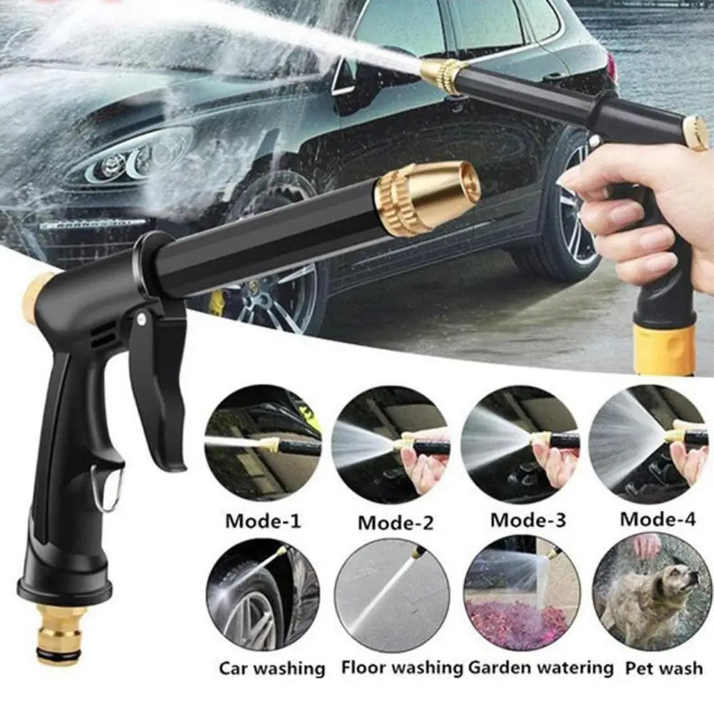 High-Pressure Garden Hose Spray Nozzle – Multi-Pattern Washer