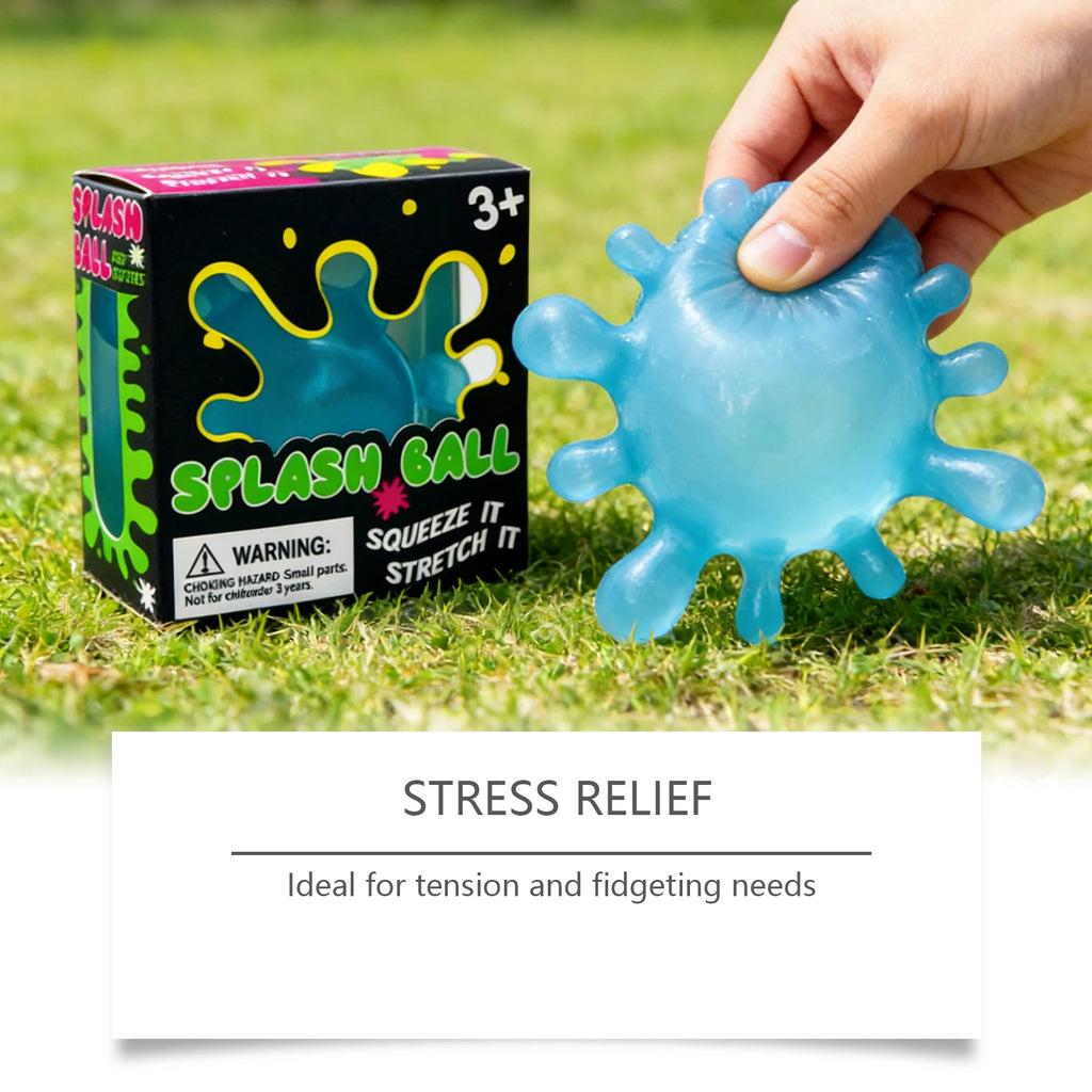 Splash Squeeze Ball – Slow Rise Stress Relief Fidget Toy Stress Fidget Toy Oasis Select