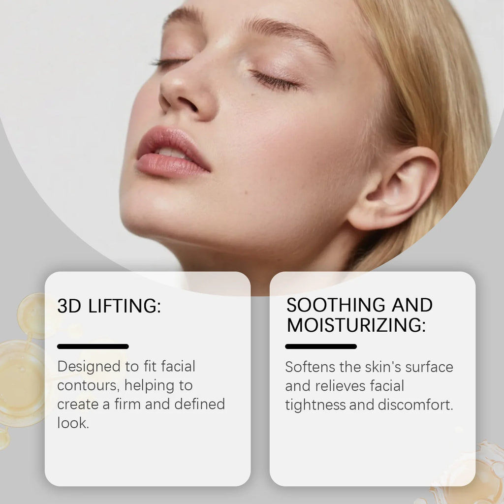 New Facial Mask Lifting Reduce Double Chin Slimming Bandage Face Chin Tightening Ear Hook Patches Women Beauty Korean Skin Care Oasis Select