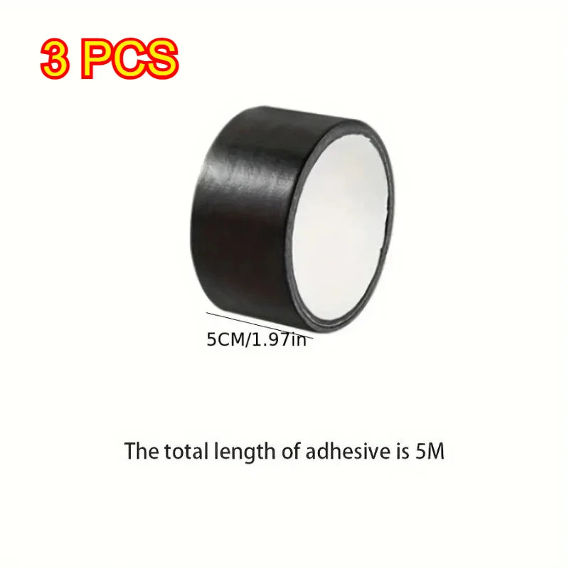 1roll Super Adhesive Fabric Duct Tape,Electric Bicycle Seat Repair, Tarpaulin Repair,tent Repair,blocks Water and Leaves No Glue Oasis Select 5cmx5M-3PCS 1mm