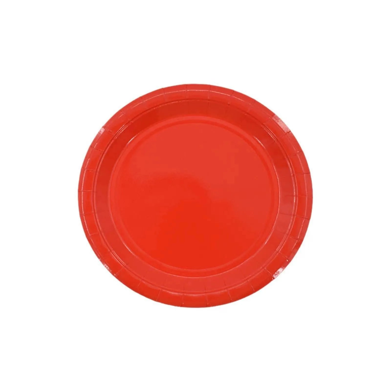 9-Inch Disposable Paper Plates Pack of 10 | Parties & Outdoor Disposable Paper Plates Oasis Select Red