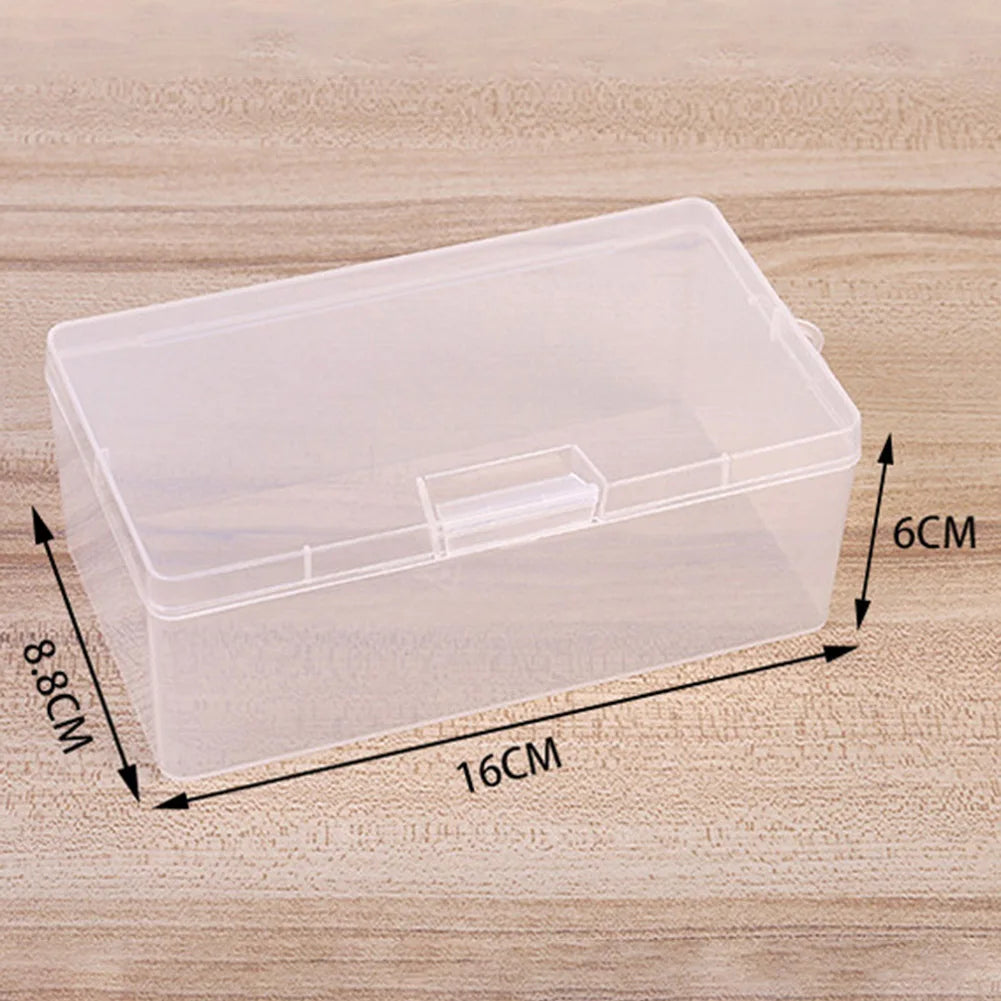 Holder Case Storage Box Tool Beads Container Necklaces Parts Plastic Rings 1pc Cosmetics Dustproof Large Capacity Oasis Select