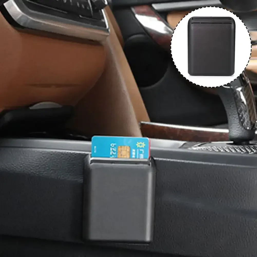 Multifunction Car Organizer Auto Seat Crevice Card Ticket Storage Box Bracket Stand Universal Car Accessories Interior 6.8x8.5cm Oasis Select