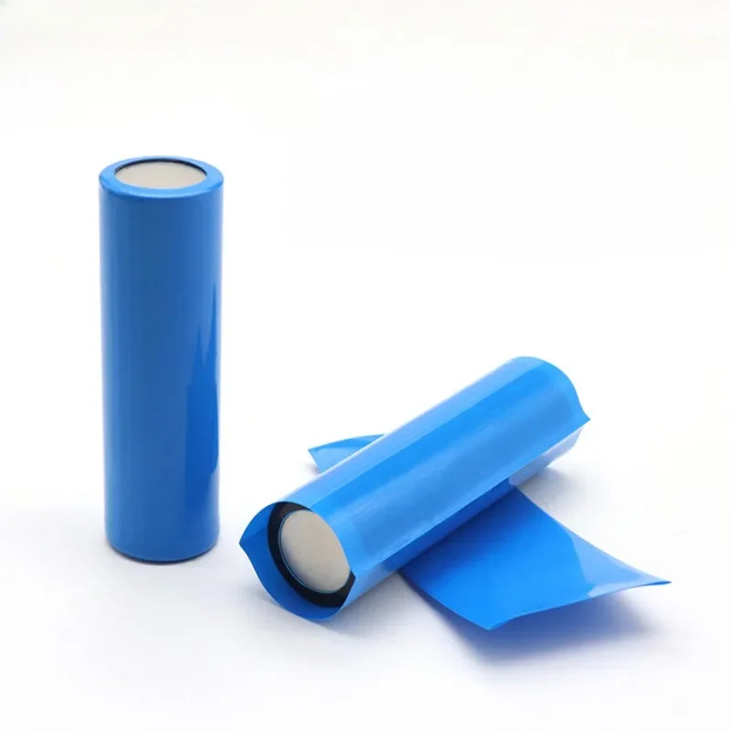 100Pcs Flat PVC Heat Shrink Tubing Battery Wrap For 18650 Lithium Battery Heat Shrink Tube Assorted Kit Self-Adhesive Insulator Oasis Select