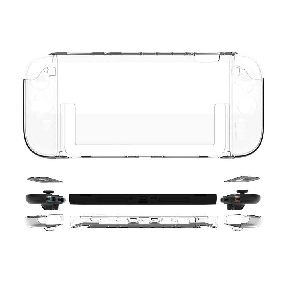 Clear Shockproof PC Protective Case for Nintendo Switch 2 Console Protective Case Oasis Select