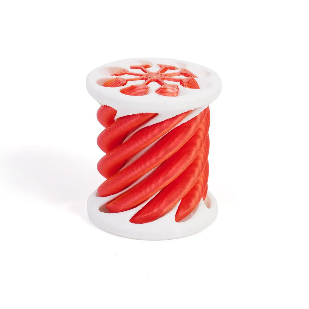 3D Printing Decompression Spinning Toy Through Pyramid Spiral Cone