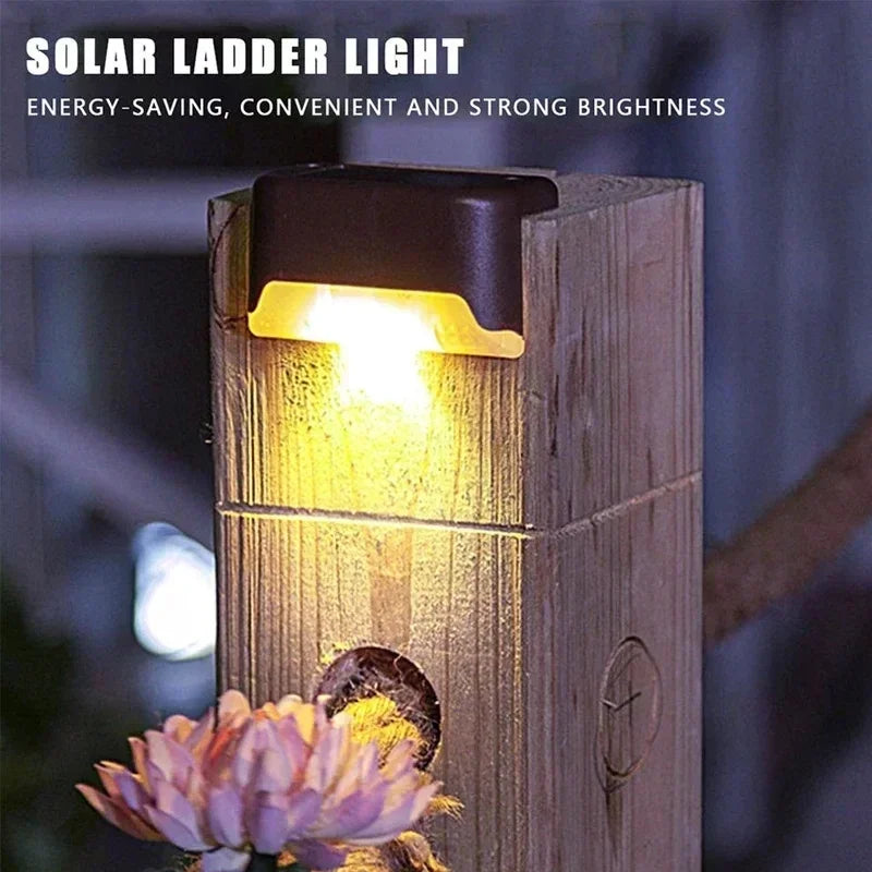 Christmas Outdoor Solar Decorative Light Patio Courtyard Passage Guardrail Step Lamp Outdoor Garden Borders Terrace Fence Light Oasis Select