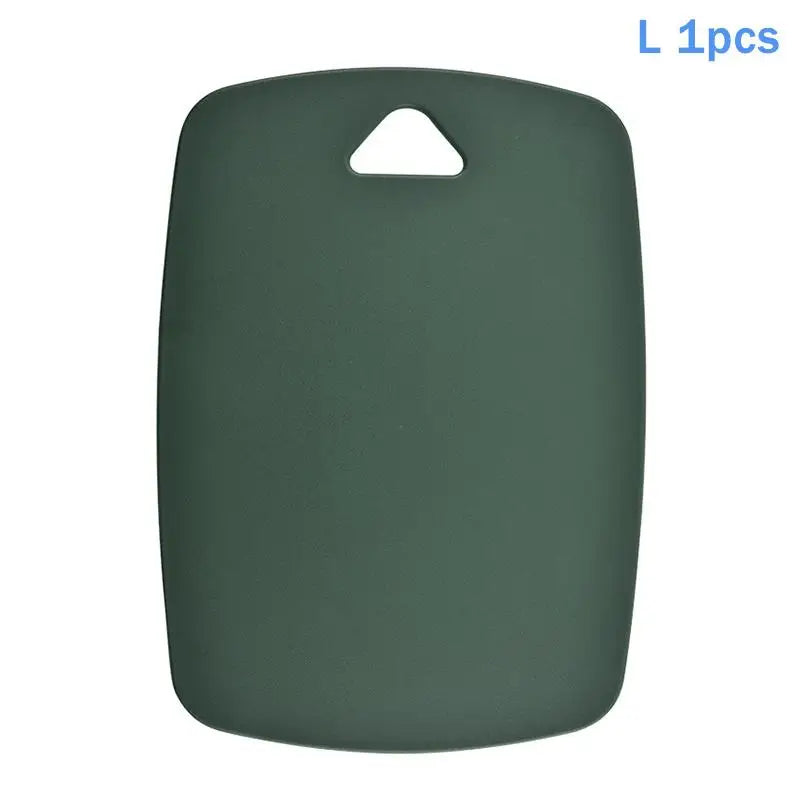 1/3Pcs Plastic Cutting Board Multifunctional Cutting Board For Vegetables Fruits Baby Food Household Non-Slip Cutting Board Oasis Select Dark green L 1pcs