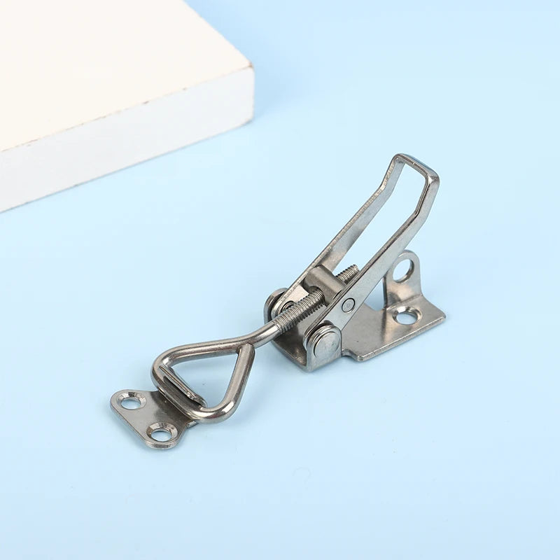 1Pc 304 Stainless Steel Marine Clamp Deck Hasp Lock Boat Accessory Anti-Rattle Latch Fastener for Locker Oasis Select