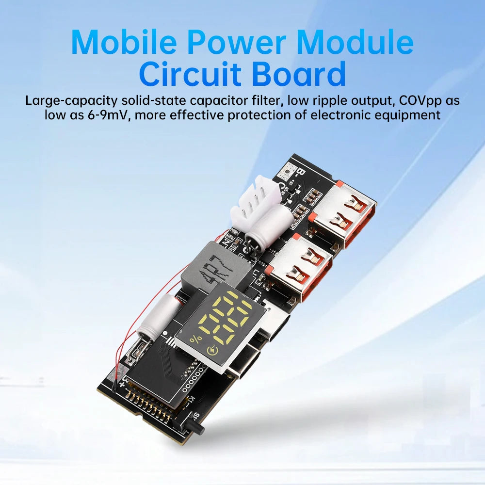 3S 4S 5S 65W 100W Power Bank Dual Type-C Bidirectional Super-Fast Charging Module Power Bank Circuit Board Oasis Select