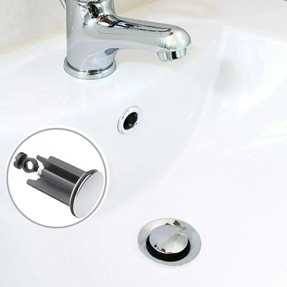 40mm Wash Basin Plug Copper Cover Rubber Seal Replacement Drain Plug Bathroom Accessories Sink Pop-Up Plug Oasis Select