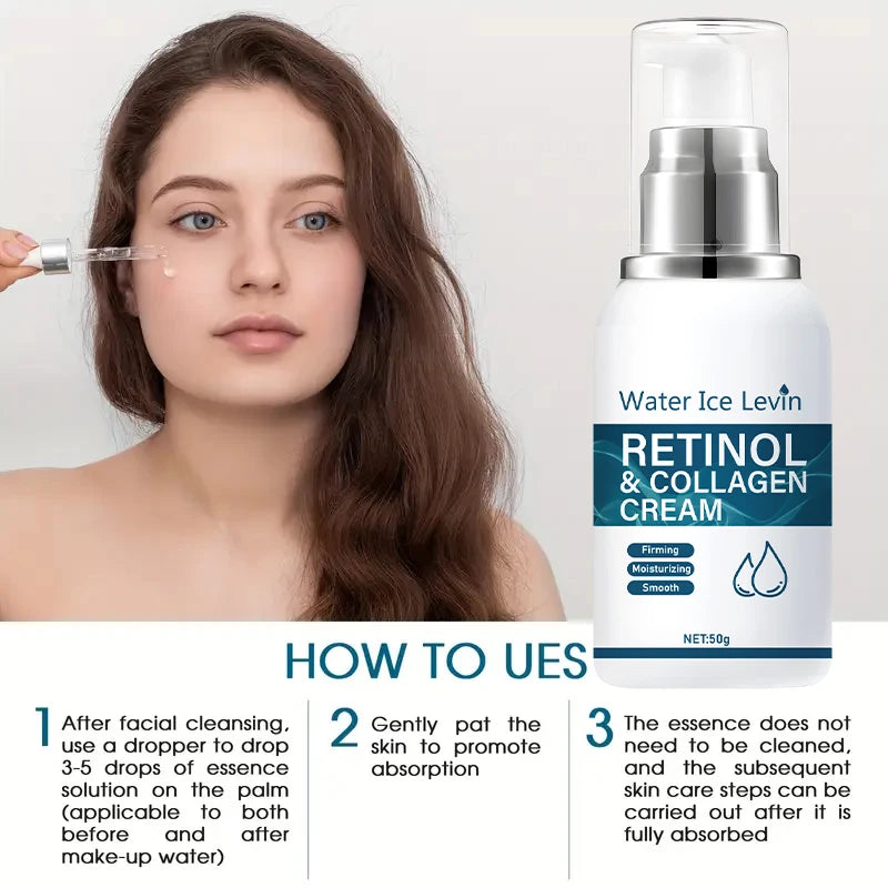 Retinol Collagen Face Cream – Firming & Moisturizing 50g Face Moisturizer Cream Oasis Select