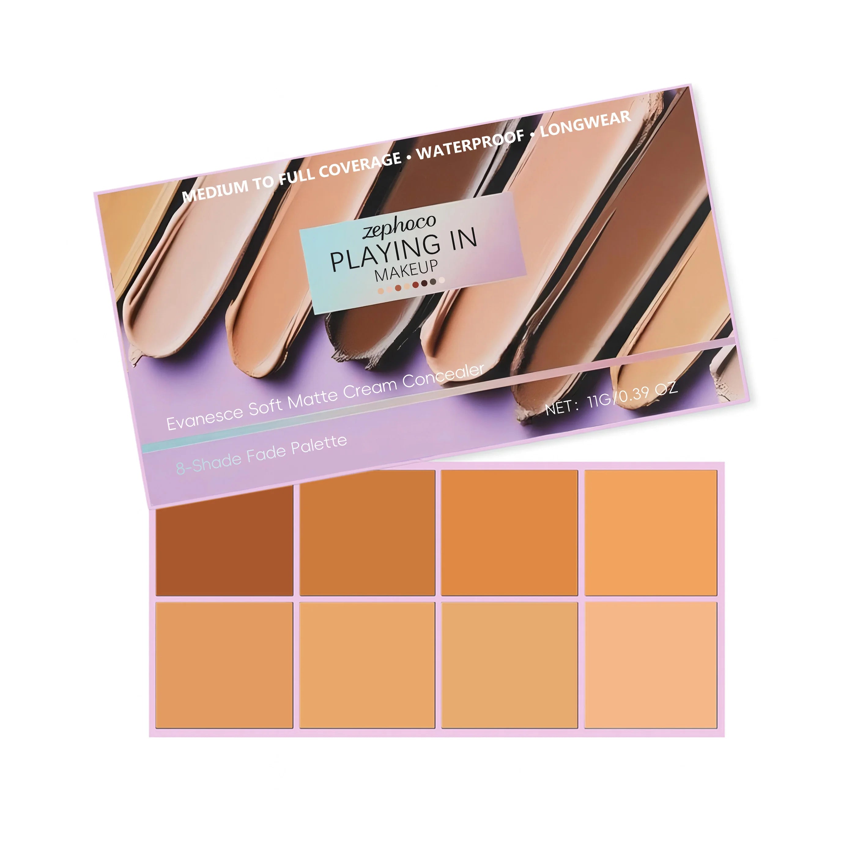 Long-lasting Waterproof Soft Matte Gradient Concealer Naturally Lightweight and Smooth Transparent Makeup Gradient Concealer Oasis Select Neutral Colors