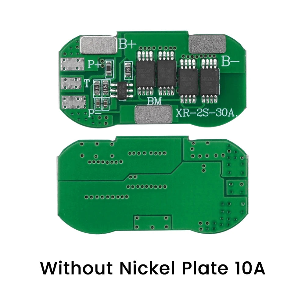 BMS 2S 7.4V 8.4V 18650 Lithium Battery Protection Board Li-ion Batteries Charge Discharge Protection Module Protect 2S 5A 6A 10A Oasis Select 10A 1