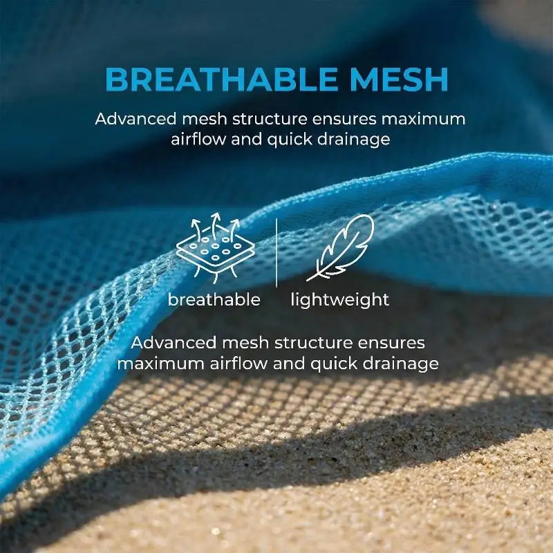 Large Mesh Tote Bag – Beach, Toys, Towels & Organizer
