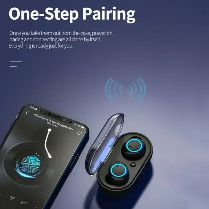 New TWS Bluetooth Earphones Wireless Headset Deep Bass Earbuds True Wireless Stereo Headphones Sport Earphones Oasis Select