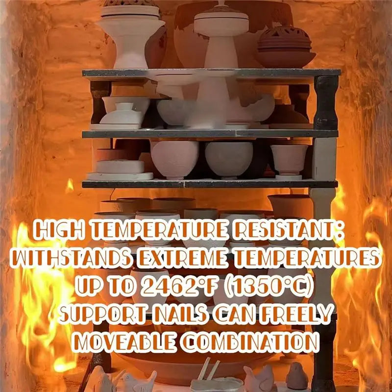 LIKE WISH 1 Pack Refractory Kiln Mat High Temperature 1350°C Firing Mat Reusable Kiln Furniture, Clay Ar Oasis Select