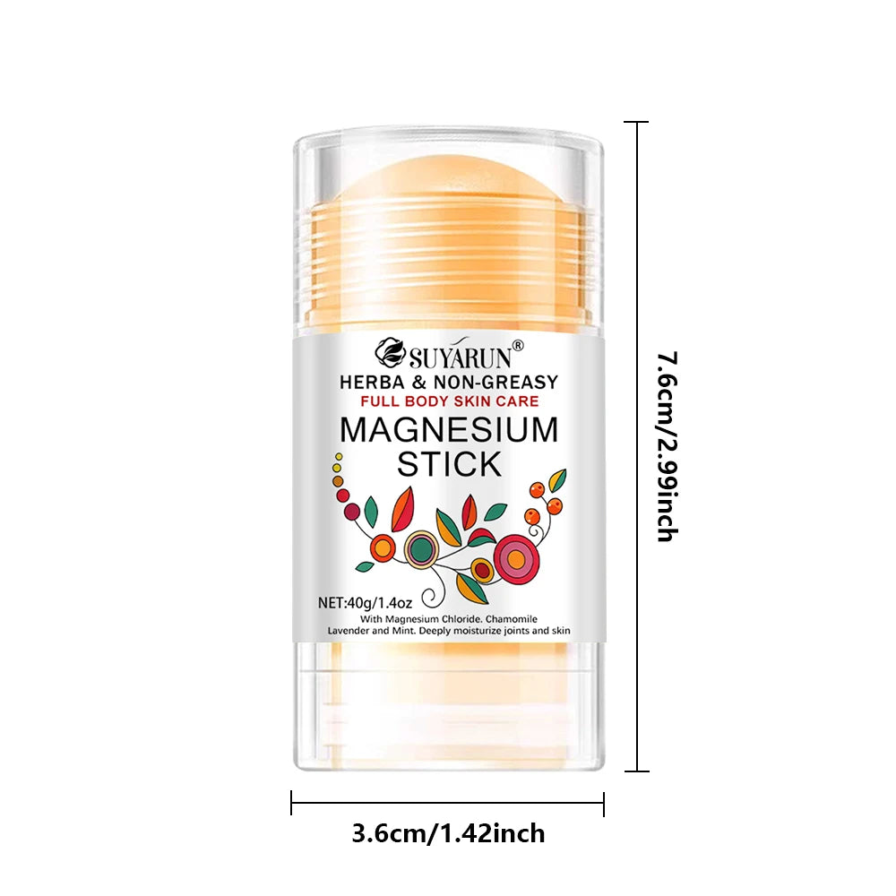 SUYARUN Chamomile & Shea Butter Soothing Balm Stick for Dry Skin, Lavender Calming All-Over Body Care, Skin Repair Moisturizer. Oasis Select