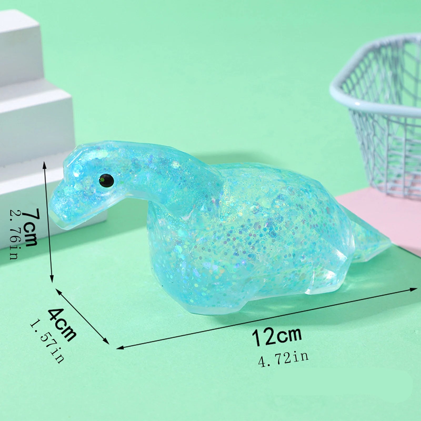 Dinosaur Squeeze Toy Dinosaur Stress Relief Fidget Pinching Relaxation Toy for Kids Adults Classroom Home Office Meeting Gifts Oasis Select