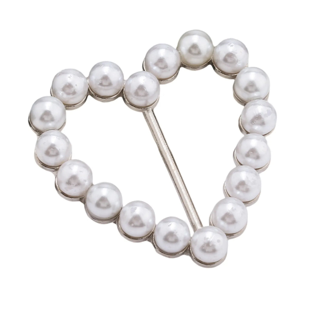New Fashion Corner Hem Waist Knotted Brooches Crystal Pearl Metal Hijab Scarf Ring Button Shirt T-shirt Fixed Buckle Accessories Oasis Select
