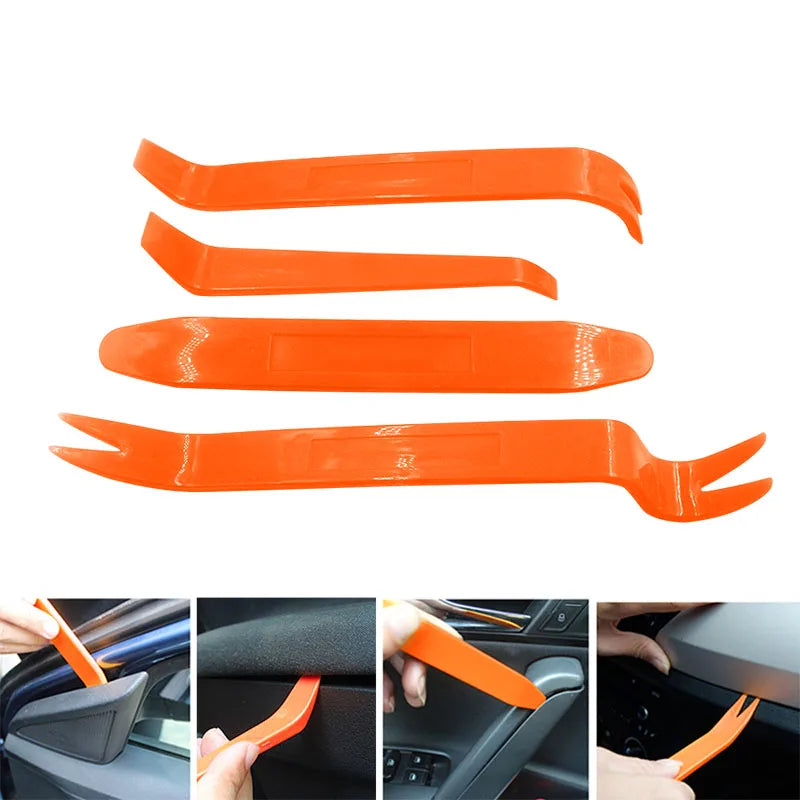 4-Piece Car Trim Removal Tool Set – No-Scratch Pry Kit Auto Trim Pry Tool Oasis Select Removal Car Repair