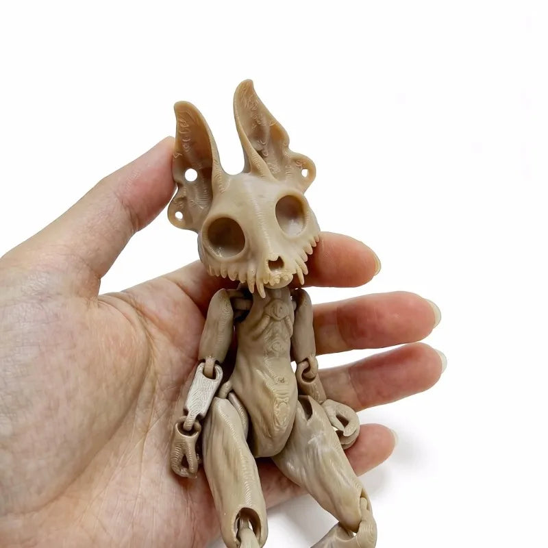 Two creative demonic cat skeleton decorative ear bands with holes (without strings) Oasis Select
