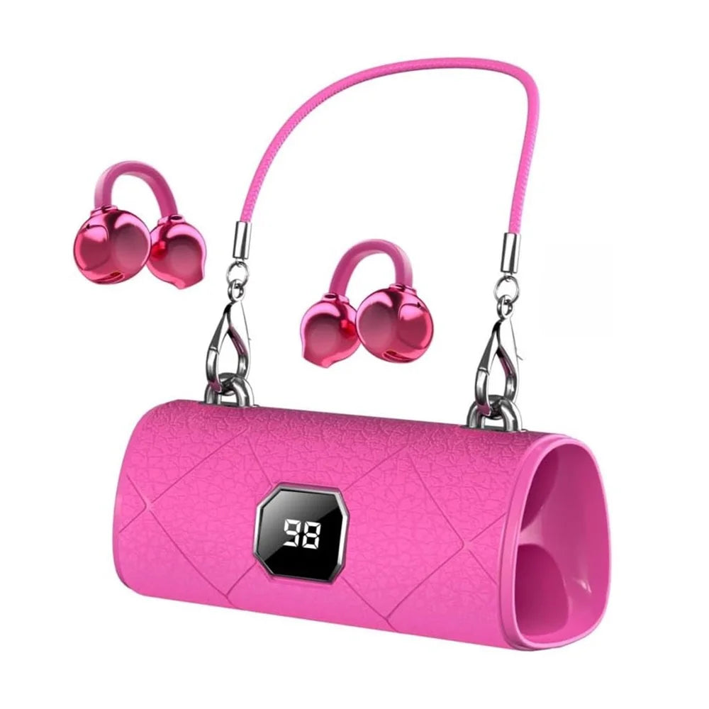 Wireless Bluetooth Earphones Women Sleep Ear Clip Headset Handbag Headphone HD Call Music Noise Reduction Lady Earphones Oasis Select RR