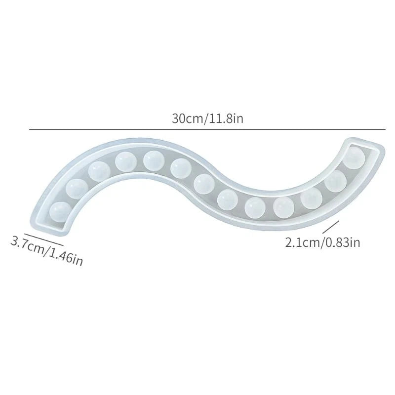 Flower Test Tube Holder Silicone Molds DIY Handmade Vase Tray Epoxy Resin Mould Candlestick Holder Plaster Cement Mold Oasis Select A1