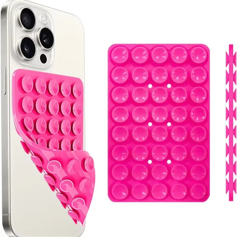 Silicone Suction Cup Phone Case Double Sided Detachable Stand for Hands-Free Wall Stand for Selfies and Videos Oasis Select