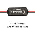 Flash Strobe Controller Flasher Module for LED Brake Light Tail Stop Light 12-24V SK-CD0102 SK-CD0101 SK-CD0100 Oasis Select SK-CD0101